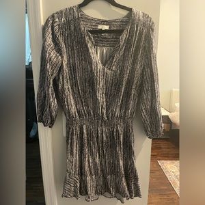 Joie grey drop waist dress